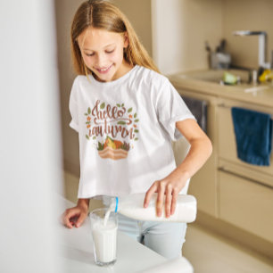 Camiseta Olá outono