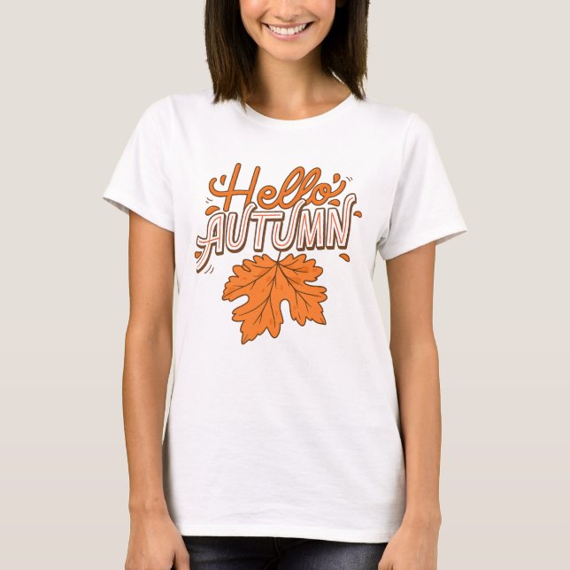 CAMISETA OLÁ OUTONO (Frente)