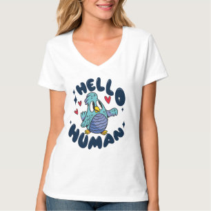 Camiseta Olá, pássaro bonitinho.