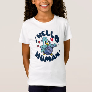 Camiseta Olá, pássaro bonitinho.