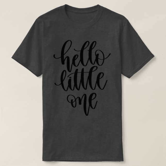 Camiseta Olá, Pequeno 1 (Frente do Design)