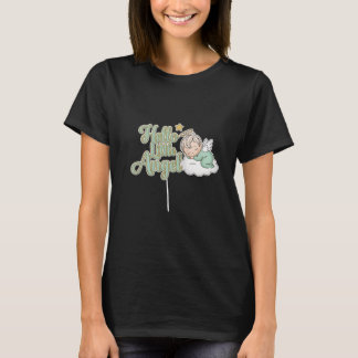 Camiseta Olá Pequeno Anjo Topo de Bolo - Bebê Adormecido An