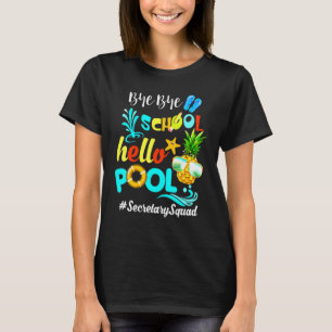 Camiseta Olá, Piscina Secretarysquad Secretary