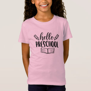 Camiseta Olá pré-escola