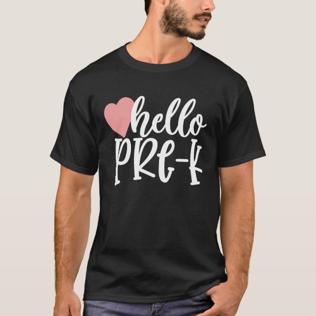 Camiseta Olá Pre K (Frente)