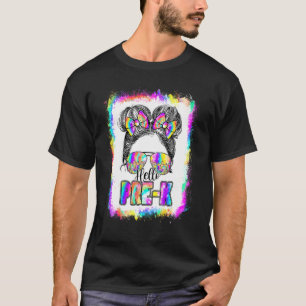 Camiseta Olá, Pré-K, Meninas De Arma, Coloquem O Corante De