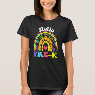Camiseta Olá Pré K Rainbow Girls Professora De Novidades Em