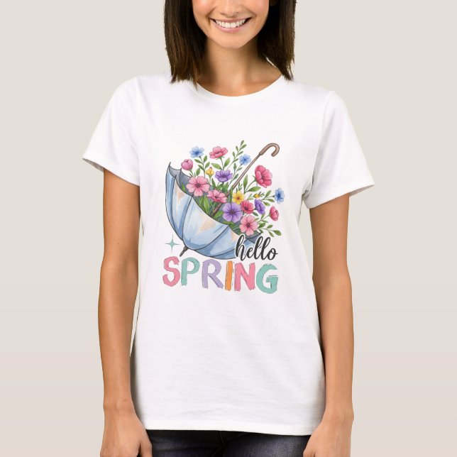 Camiseta Olá Primavera (Frente)
