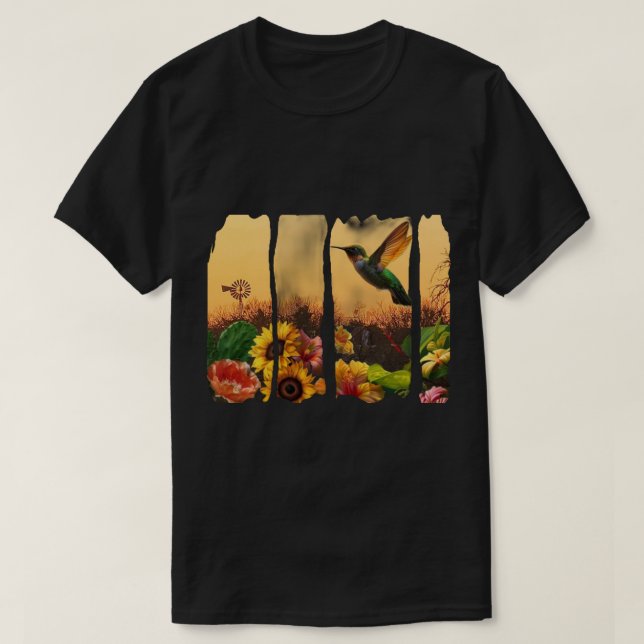 Camiseta Olá primavera (Frente do Design)