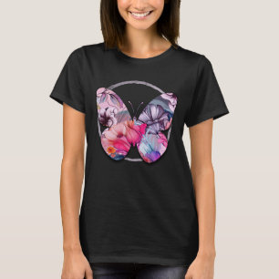 Camiseta Olá, Primavera Felicidade, Primavera cor-de-rosa