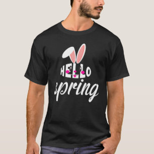 Camiseta Olá Primavera, Primavera feliz, Felz pascoa