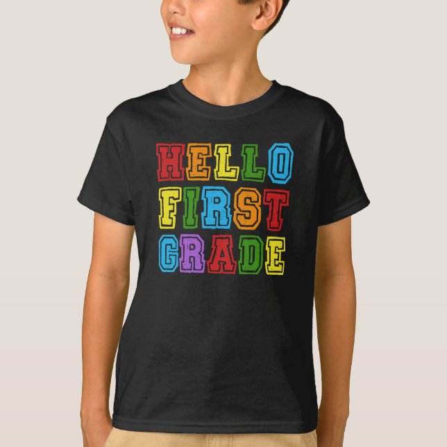 Camiseta Olá Primeira Série (Frente)