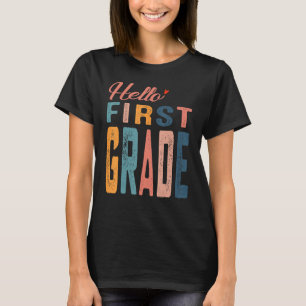 Camiseta Olá Primeira Série Primeiro Dia De Aula Professor