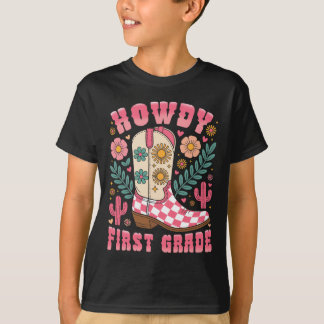 Camiseta Olá Primeira Série Professor Western Cowboy