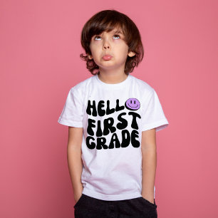 Camiseta Olá Primeira Série Retro 1ª Série Volta às Aulas