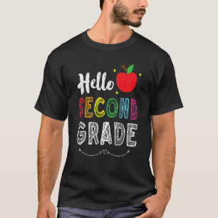 Camiseta Olá Professor da Segunda Série Bem-vindo de Volta