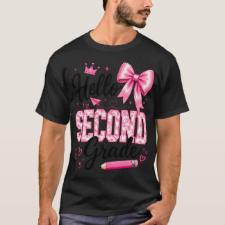 Camiseta Olá Professora de Meninas da 2ª Série Arco Coquete