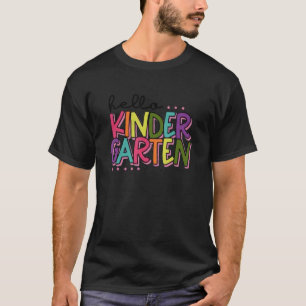 Camiseta Olá Professora Jardim De Infância Pré K Primeiro D
