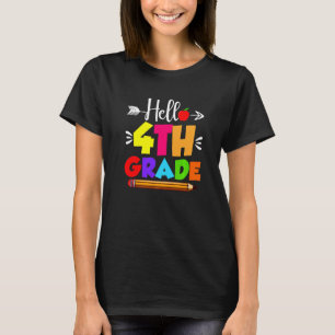 Camiseta Olá Professores do 4º ano do ensino superior Cloth