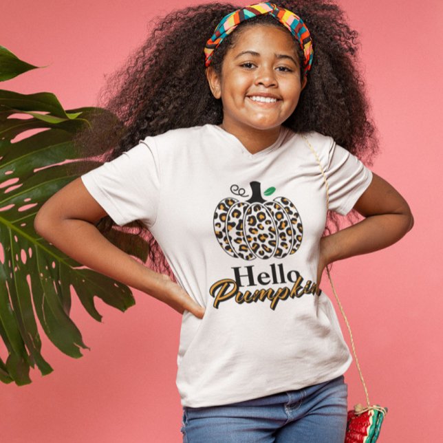 Camiseta Olá Pumpkin (Criador carregado)