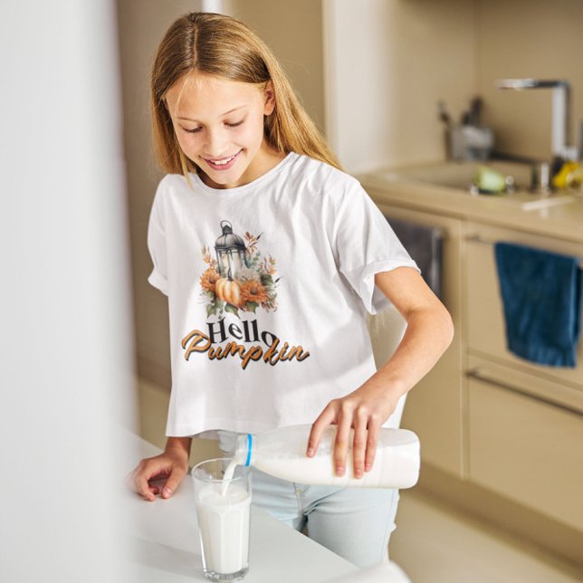 Camiseta Olá Pumpkin (Criador carregado)