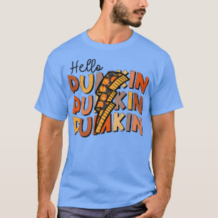 Camiseta Olá Pumpkin Lightning Bolt outono outono