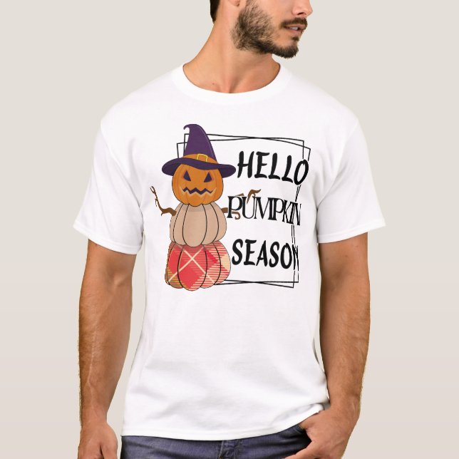Camiseta Olá Pumpkin Season Boogeyman (Frente)