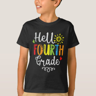 Camiseta Olá Quarta Série 4ª Série Fofo Volta às Aulas