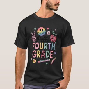 Camiseta Olá Quarta Série para Meninas Meninos Professores