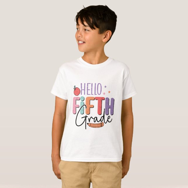 Camiseta Olá Quinta Série (Frente Completa)