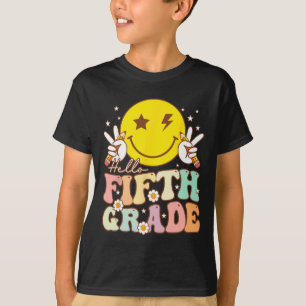 Camiseta Olá Quinta Série Hippie Sorriso Face 5ª Série Byck