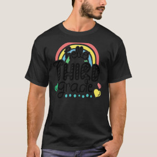 Camiseta Olá, Retro De Terceiro Grau De Volta À Escola Vint