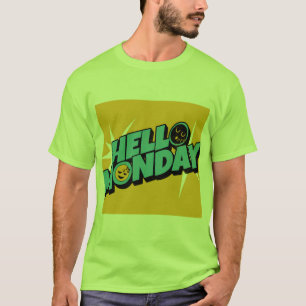 Camiseta Olá segunda-feira