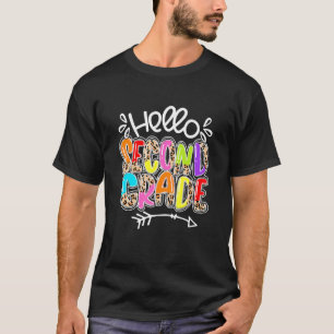Camiseta Olá Segunda Série Estampa de Leopardo 2ª Série De