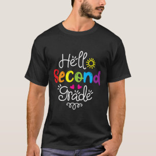Camiseta Olá Segundo Ano Diversão 2º Ano De Volta à Escola