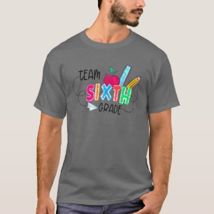 Camiseta Olá, Sexto Grau Feliz, Primeiro Dia Da Escola De V