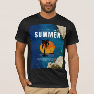 Camiseta Olá, sol, uma maravilhosa design de verão.