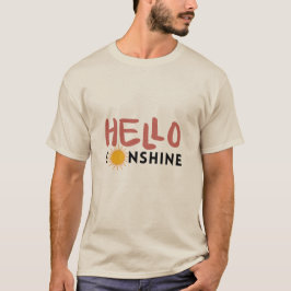 Camiseta Olá, Sonshine, Sun Rays, Verões de Verão