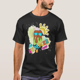 Camiseta Olá Sorvete de férias de verão Sun Beach Men Kids