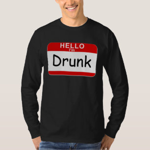 Camiseta Olá, sou Bebado