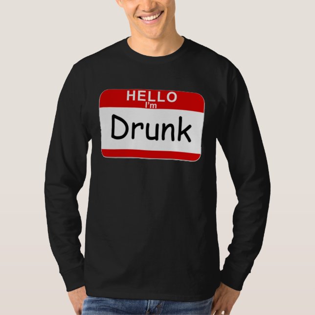 Camiseta Olá, sou Bebado (Frente)