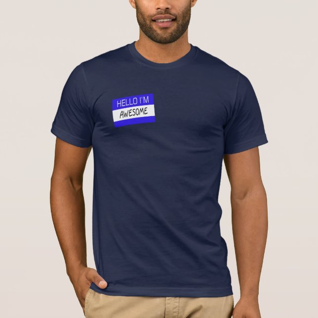 Camiseta Olá, sou incrível (Frente)
