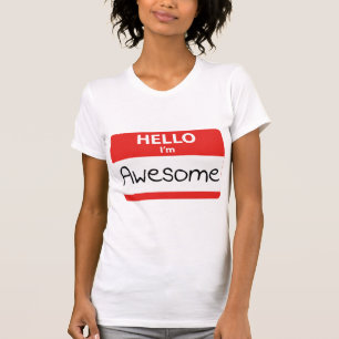 Camiseta Olá, sou incrível
