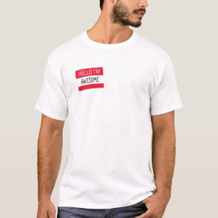 Camiseta Olá, sou incrível