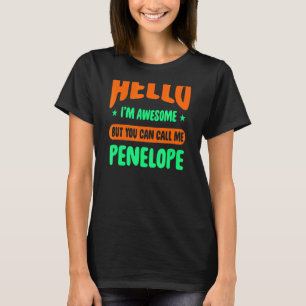 Camiseta Olá, sou incrível, me chame de personalização do n