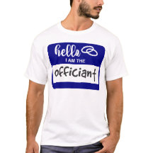 Olá, sou o Crachá do Nome do Casamento Oficiente