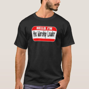 Camiseta Olá, sou o Culto Líder Pastor Apreciação C