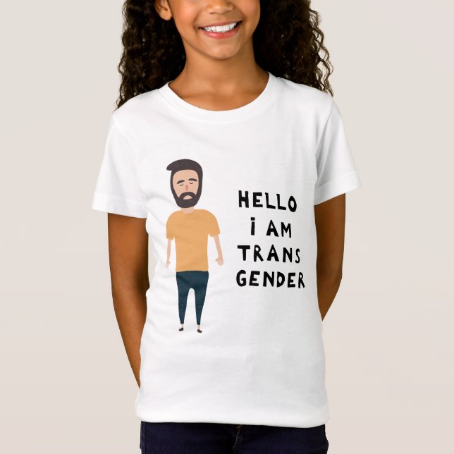 Camiseta Olá Sou Transgênero (Frente)