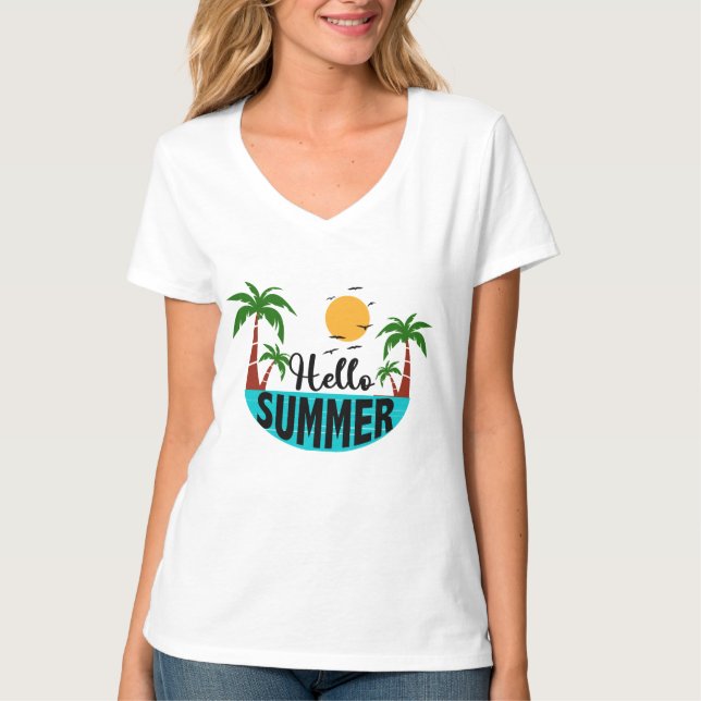 Camiseta Olá Summer (Frente)