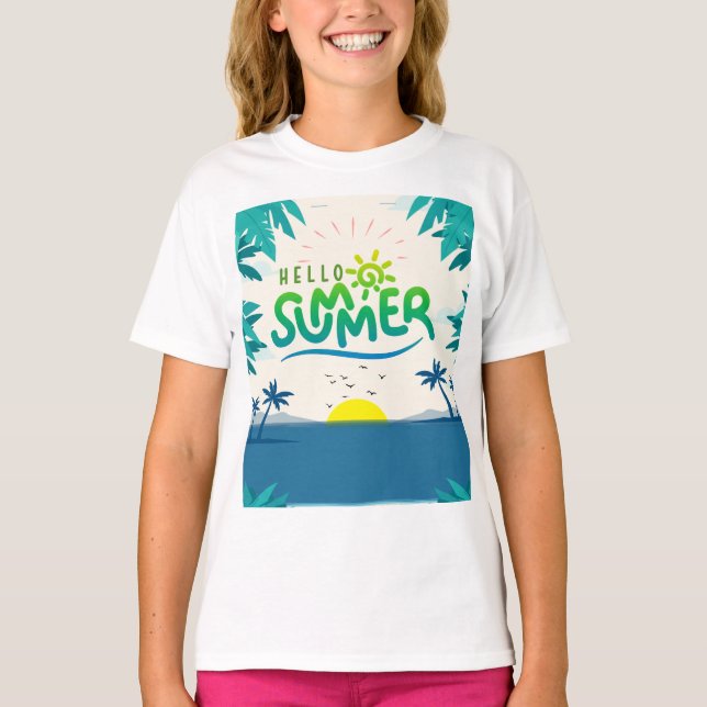 Camiseta Olá Summer (Frente)